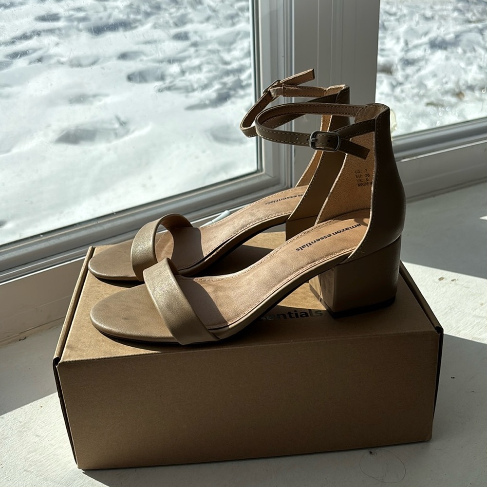 Tan Amazon heels